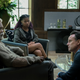 Samuel L. Jackson, Dominique Fishback, and Walton Goggins in The Last Days Of Ptolemy Grey